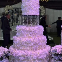 کیک قنادی تمام شکوفه