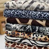 پتوی طرح پوستی یک نفره