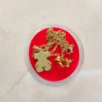 گوشواره و گردنبند استیل رنگ ثابت