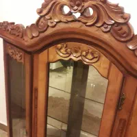 ویترین و مینی بوفه چوب گردو|بوفه، ویترین، کنسول|ایلام, |دیوار