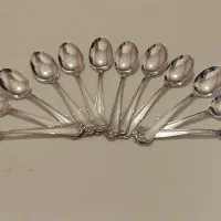 *قاشق* نقره* اروپایی*