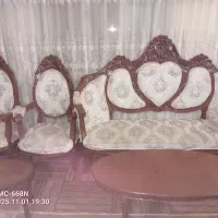 مبل سلطنتی ۹نفره|مبلمان خانگی و میز عسلی|تبریز, |دیوار