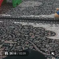 فرش ۹ متری در حد نو با قالیچه خودش