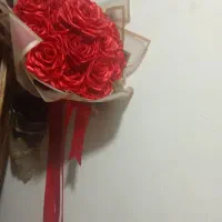 دسته گل رز روبانی|گل مصنوعی|اهواز, پردیس|دیوار