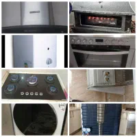 تعمیرات اجاق گاز.هود.یخچال.لباسشویی.درمنزل