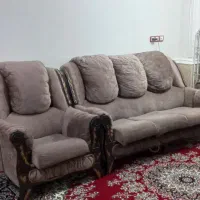 مبل ۷ نفره با میز و گل میز|مبلمان خانگی و میز عسلی|خورموج, |دیوار