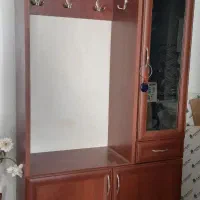 جاکفشی تمام mdf رنگ ماهاگونی|جاکفشی، کمد، دراور|محمدشهر, شهرک پیام (مهرالبرز)|دیوار