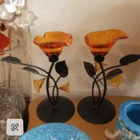 شمعدان های دو قلو آنتیک