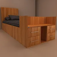 تخت کنسول دار|تخت و سرویس خواب|رشت, گلسار|دیوار