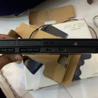 پلی استیشن2 اسلیمps2 slim بادسته وکابل وگیم فلشخور