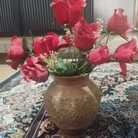 گل به همراه گلدان|گل مصنوعی|گرگان, |دیوار