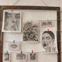 طراحی و نقاشی سیاه قلم