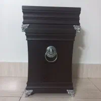 سطل زباله وجای دستمال کاغذی