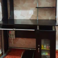 میز کامپیوتر چوبی