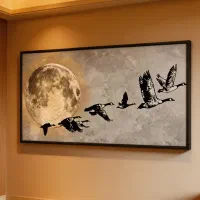 تابلو دکوراتیو پرندگان مهاجر
