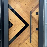 درب راش/ درب مدرن/ دوجداره UPVC وPVC/آهنی