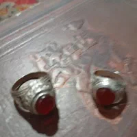 دو تا انگشتر نقره  عقیق
