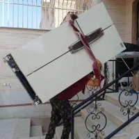 حمل اثاثیه منزل ومبلمان با کارگر وکامیون*فدک بار *|خدمات حمل و نقل|ساوه, |دیوار