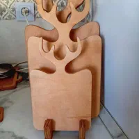 تخته سروظرف چوبی مربعی۵تیکه