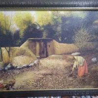 تابلو دخترروستایی  خیلی زیبا