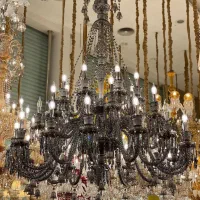 لوستر ۶ شاخه کریستال