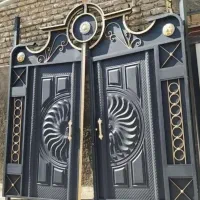 لاکچری حیاطی درب ورودی آهنی