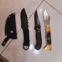 چاقو دنده ای و ضامن دار و تیزی