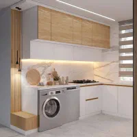 طراحی و ساخت انواع کابینت و کمد دیواری نگین چوب