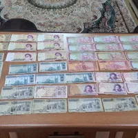 فروش سکه احمد شاه قاجار و تعدادی اسکناس|کلکسیون سکه، تمبر، اسکناس|رشت, رشتیان|دیوار