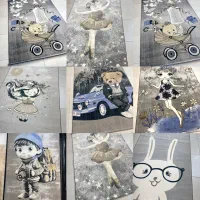 فرش ماشینی کودک ۴ متری دخترانه پسرانه کد020