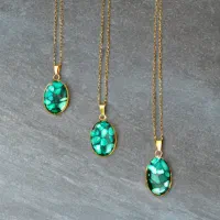 گردنبند رزینی زمردفام|بدلیجات|هشتگرد, فاز ۱ مهستان|دیوار