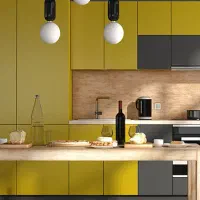 کابینت هایگلاس روکش ترک|فعالیت داوطلبانه|زرند, |دیوار