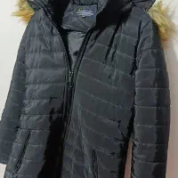 کاپشن زنونه خزدار برند casual