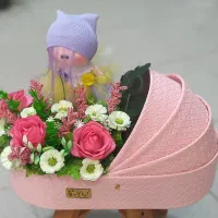 گل نوزادی|گل مصنوعی|کاشان, بهشتی|دیوار