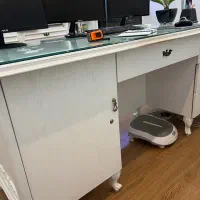 میز مدیریت، کار و تحریر کلاسیک روکش چوب و پلی استر