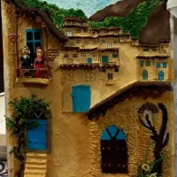 تابلوی نقش برجسته دست ساز