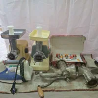 چرخ گوشت برقی دستی اتو برقی و مو عتیقه قدیمی