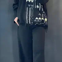 هودی شلوار بافت فری سایز