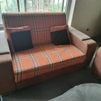 مبل ۷ نفره بسیار سالم و تمیز همراه میز|مبلمان خانگی و میز عسلی|رودسر, |دیوار