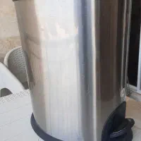 سطل پدالدار آشپزخانه کرومی|لوازم نظافت|کیش, |دیوار