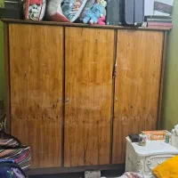 *کمد نو چرخدار چوب گردو ۳ در ۳ بزرگ*|جاکفشی، کمد، دراور|شیراز, ستارخان|دیوار