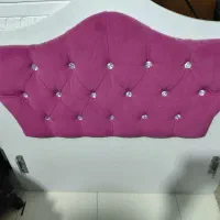 تخت یک نفره ی دخترانه با تشک