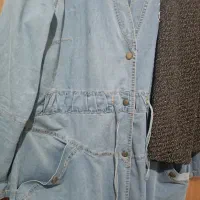 مانتوبلند جین پاییزه|لباس|زنجان, |دیوار