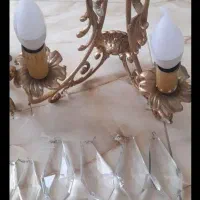دو عددلوستر دیواری برنجی