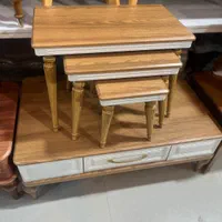 میزجلومبلی ۴تیکه عسلی