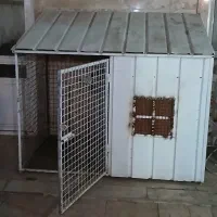 قفس فلزی چوبی