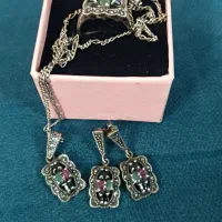نیم ست نقره