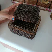 ظروف حصیری|صنایع دستی و سایر لوازم تزئینی|گرگان, |دیوار