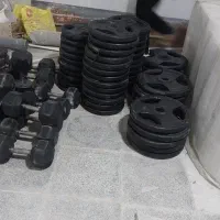 صفحه  و دمبل  کارکرده|تجهیزات ورزشی|نهاوند, |دیوار