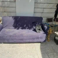 تخت تاشو ۲نفره یامبل ۲نفره آبی